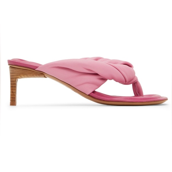 JACQUEMUS Pink 'Les Sandales Heeled - Picture 3 of 16